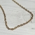 Cadena acero espejo dorado (50 cm)