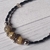 Pulsera acero con piedra ojo de tigre