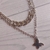 Collar acero coble con dije ( 40/45 cm con alargue )