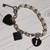 Pulsera Acero Bolitas, Perlas Elastizada Con Dijes 19 Cm