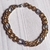 Pulsera acero figaro combinada 7,5 mm (21 cm)