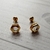 Abridores Acero Dorado hexagonal con cubic 7 mm