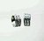 Aros acero cubano triple hilera cubics