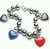 Pulsera acero con dijes