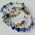 Pulsera acero con piedras multicolor