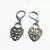Aros acero colgantes combinados con dorado