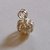 Dije acero blanco corona (1 cm) - comprar online