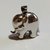 Dije acero elefante inflado (3 cm)
