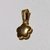 Dije acero dorado flor (1 cm) - comprar online