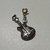 Dije acero guitarra, ambos lados (3 cm)