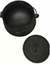 6 Lts. Cast Iron Pot with 3 Legs and Lid and Handle - Argentinian Product en internet