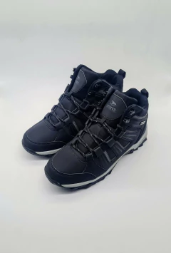 Treking Stone negro con detalles en gris - comprar online