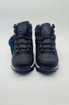 Treking Stone negro con detalles en gris - Calzados Chuekos