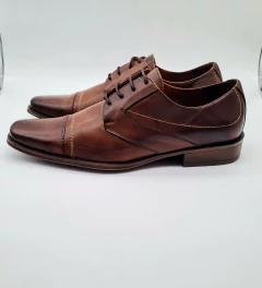 Zapato Horma Italiana en Cuero Habano Patinado 4211/16 en internet