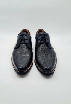 Zapato de Etiqueta, Cuero Negro Trabajado fondo suela en internet