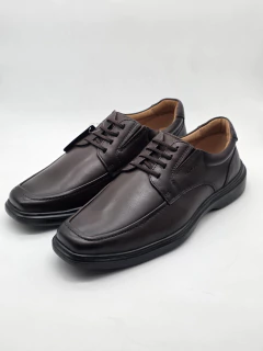 Zapato Confort de Vestir, Cuero Base de Goma Lugano10/69