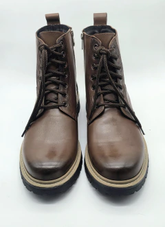 Borsego de Cuero Marron Patinado Acordonado 590/21 en internet