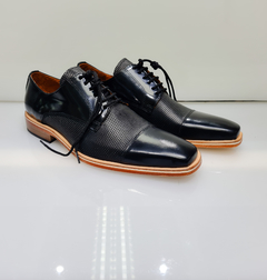 Zapato de vestir Acordonado Negro - comprar online