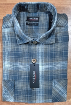 CAMISA VERDE CUADROS OVERSIZE - comprar online