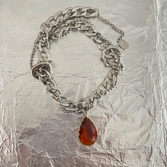 bold crystal choker - online store