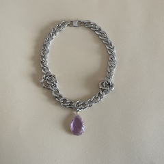 bold crystal choker - Joline
