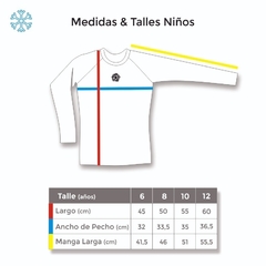 REMERA UV 50+ MANGA LARGA UNISEX NIÑO/A - comprar online