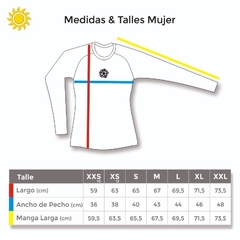Remera Mujer UV Ocean en internet
