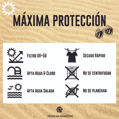 Remera Mujer UV Ocean - Kháos
