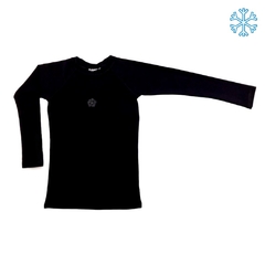 Camiseta Térmica Infantes Unisex Negro Azabache