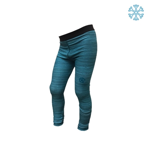 Calza Térmica Unisex Melange Petróleo