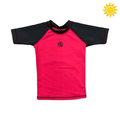 REMERA UV 50+ FUCSIA MANGA CORTA UNISEX INFANTES - comprar online