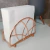 Porta Guardanapo Aramado Rose Gold em Metal 13cm Cozinha - loja online