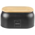Lata Porta Pão Sense Preto Bread N.4 Black Tampa Bambu Ou
