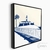 QUADRO AZULEJO Farol da Barra (ANIL) | Ilustração Salvador - comprar online