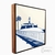 QUADRO AZULEJO Farol da Barra (ANIL) | Ilustração Salvador