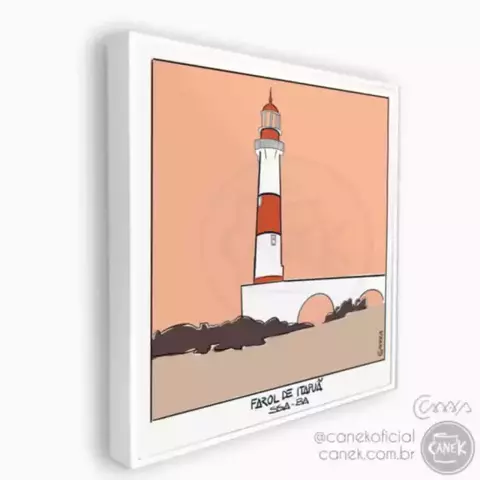QUADRO Farol de Itapuã | Ilustração Salvador