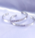 Bracelete com escrita prata 950