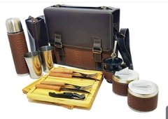 Kit de asado y mate para dos personas