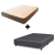 Conjunto Sommier: Colchón Cannon Exclusive con doble Pillow + Box Vasenian 140x190 2 Plazas ESPUMA ALTA DENSIDAD