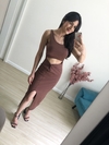Vestido Tiane - Marrom - comprar online