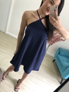 Vestido Bata - Azul Marinho - comprar online