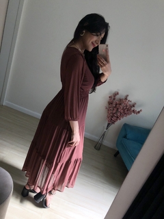 Vestido Maiara - Marrom na internet