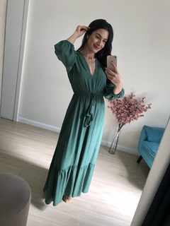 Vestido Hadassa - Verde - comprar online