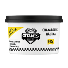 Graxa Branca Base Lítio Naútica Automotiva E Motos 500g