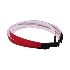 Tiara Com Dente 08mm Em Cetim Com 1 Unidades