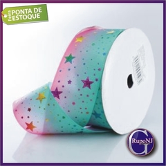 Fita De Gorgurão Estrelada 40mm Com 9 Metros (imp) na internet