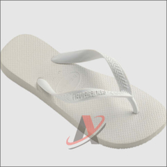 Chinelo Havaianas Top Cor Branco Caixa com 1par Otimo para Personalizar