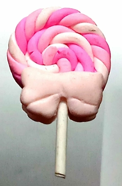 Aplique De Biscuit Pirulito Para Laços E Acessórios