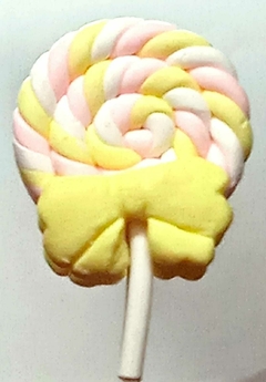 Aplique De Biscuit Pirulito Para Laços E Acessórios