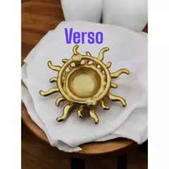 Fivela para biquini vestido modelo Sol com passante atras pacote 6pçs